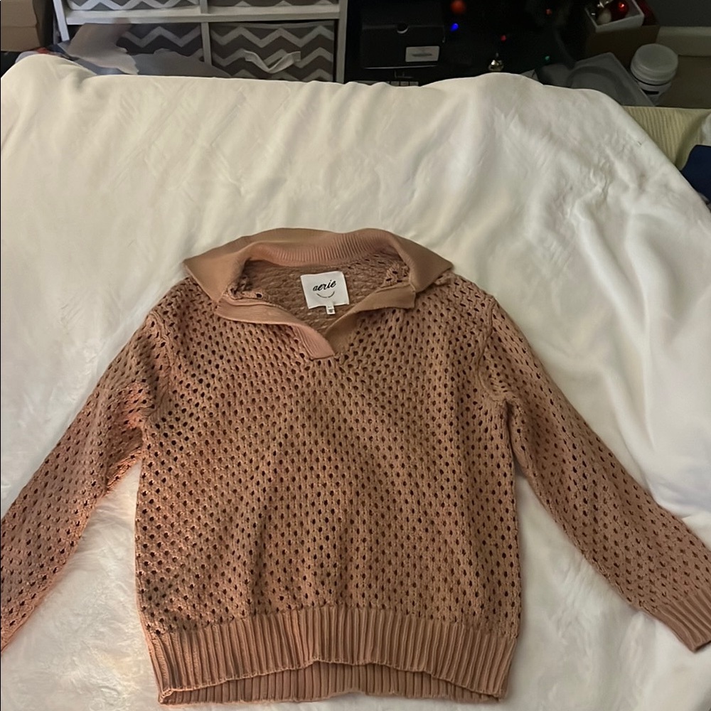 Women's Pink Knit Sweater